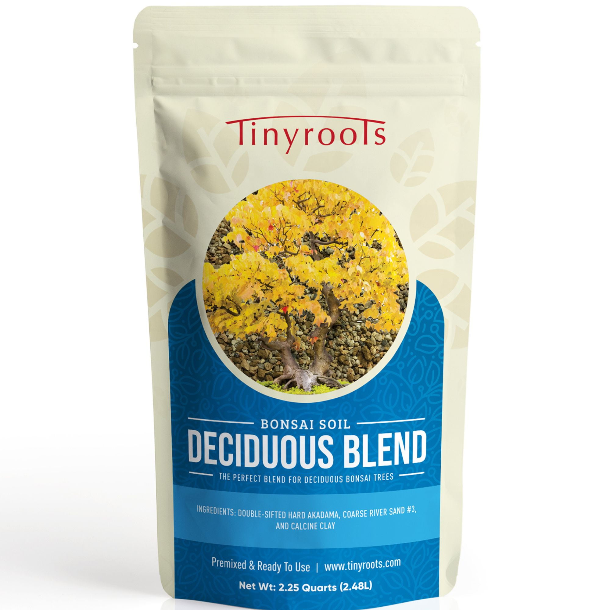 Tinyroots Deciduous Blend Bonsai Soil 2.25 Quarts, Bonsai Dirt