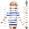 thumbnail image 3 of Unisex-Baby 𝐎rganic Tee Kids Striped Cotton T-Shirt Casual Crewneck Short Sleeve Boy Girls Summer Tee Top Toddler Undershirt, 3 of 5