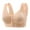 Beige, variant on Fgnfyis Women's Fixed Cup Front Buckle Underwear for The Elderly Plus Size Bra Without Underwire Thin Tank Top Bra Bras for Older Women Green 40