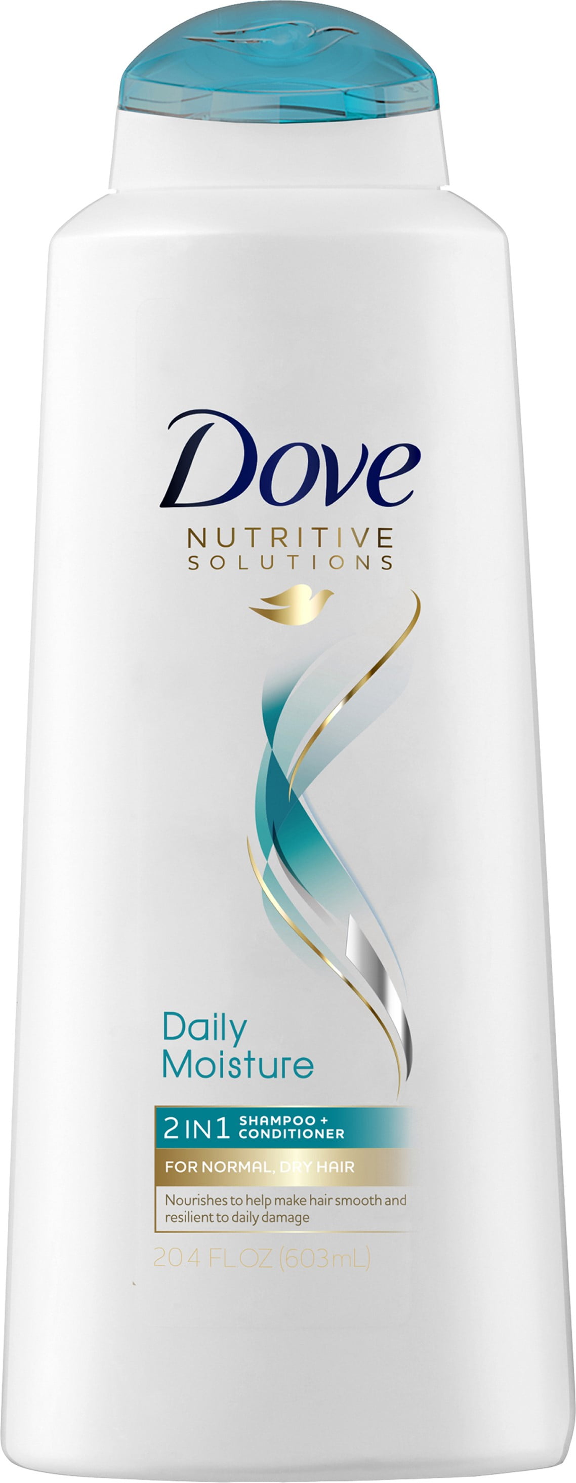 2 Pack Dove Daily Moisture Therapy 2 In 1 Shampoo & Conditioner 20.4