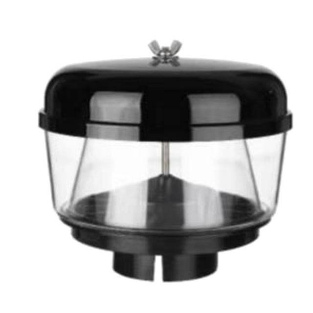 Universal 3.5Inch Cyclone Air Filter Snorkel Head Pre Cleaner Intake Inlet Air Flow Snorkel Ram Sand Cup,1 x air filter,Black