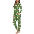 thumbnail image 2 of SCRAWLGOD Christmas Snowmen Women's Pjs Sets for Women Long Sleeve and Pants Lounge Set Crewneck Ladies 2 Piece Pajamas Size 2XL Comfy Graphic Pjs Women, 2 of 6