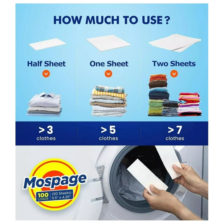 Laundry Detergent Sheets, Washer Sheet Detergent, No Plastic Jug