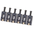 thumbnail image 1 of 6 piezas de silletas para puente de cuerdas de guitarra eléctrica Negro, 1 of 9
