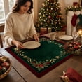 thumbnail image 4 of Christmas Mahjong Mat, 23.62 Inch Christmas Theme Square Table Cover, Non-slip Noise Reduction Base, for Poker Domino Board Game Mahjong Party Night Use(B), 4 of 6