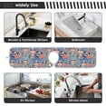 thumbnail image 7 of Coolnut Winter Cats Pugs Dogs Sink Splash Guard for Faucet 2 Packs Faucet Absorbent Mats, Snowy Puppy Faucet Handle Drip Catcher Quickly Drying Mat for Kitchen Counter Bathroom, 14.9"x5.5", 7 of 7