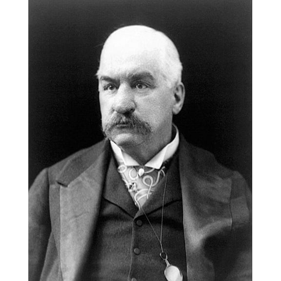 John Pierpont J.P. Morgan Portrait Style - A - 12x18 Inch Laminated Poster - Stunning Detail and Bold Colors