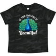 thumbnail image 3 of Inktastic Peacock Girls Toddler T-Shirt, 3 of 5