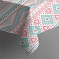 thumbnail image 2 of Pink Geometric Striped Pattern Rectangle Tablecloth 60"x102",Waterproof Polyester Rectangle Table Cloth, Wipeable Spillproof Polyester Tablecloth for Dining, Camping, Indoor and Outdoor, 2 of 6