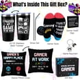 thumbnail image 2 of Gamer Gifts Sets for Boys, Birthday Christmas Cool Gaming Gift, Gaming Throw Blanket Tumblers Funny Pillow Covers Socks Keychain and Gifts Box for Easter Basket Graduation Men Girl Teen Gamer Lover, 2 of 4
