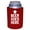 Red, variant on Beer Goes Here Arrow Up Funny Thick Foam Old School Can Coolie (Royal Blue)