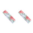 thumbnail image 3 of maskred Deft Chignon Mode Bande de Cheveux Femmes Été Noué Fil Impression Bandeau Imprimé Outil 9 2PCS, 3 of 6