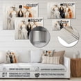 thumbnail image 4 of Designart "Stylish Geometric Silhouette I" Fashion Metal Wall Art Prints, 4 of 5