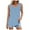 Light Blue, variant on Diufon Summer Women's Knit Tank Tops Solid Color Breathable Tees Scoop Neck Sleeveless Tops