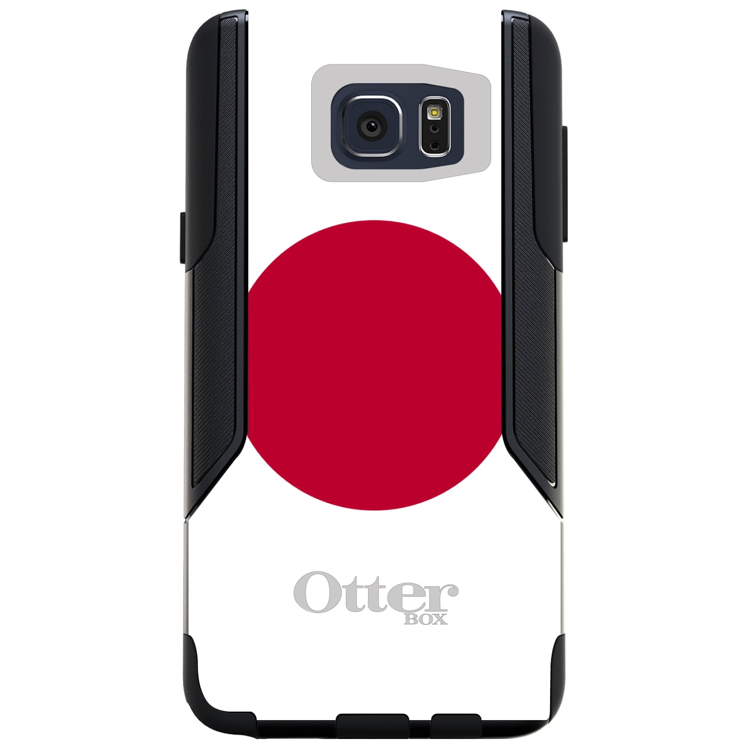 CUSTOM Black OtterBox Commuter Series Case for Samsung Galaxy Note 5 Japan Flag...