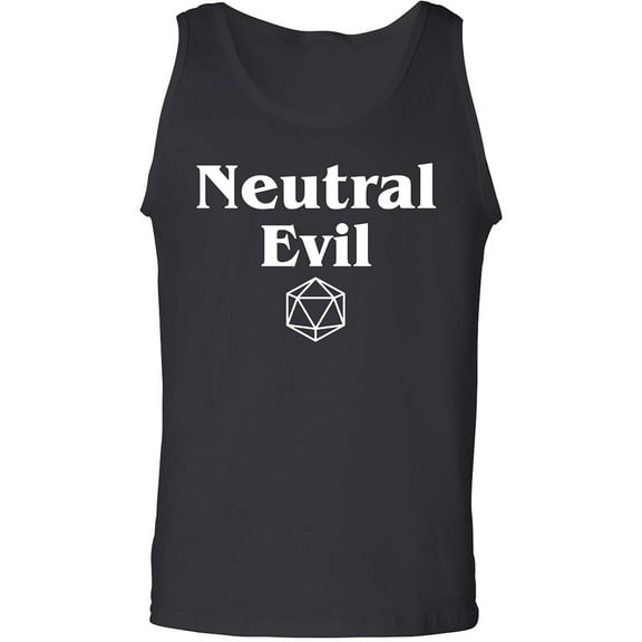 Neutral Evil Adult Tank Top