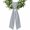 Grey Navy Blue, variant on Sage Green Grey Striped Wreath Sash for Front Door, Horizontal Lines Simple Minimalist Wreath Bow Holiday Garland Ribbon Wreath Accessories for Yard Porch Doorway Fall Christmas Decorations Gifts
