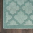 thumbnail image 5 of Nourison Easy Care 8' x 10' Aqua/Teal Indoor/Outdoor Rug, 5 of 10
