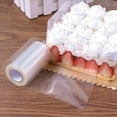 thumbnail image 3 of DESTYER Transparent Clear Mousse Surrounding Edge for Wrap Tape Baking Cake Collar Roll DIY transparent 10cm*10m, 3 of 8