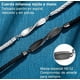 thumbnail image 4 of 2pulseras Pareja Regalo Mujer Hombres Modelo Negro Y Plateado, 4 of 4