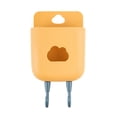 thumbnail image 1 of Mefallenssiah Punch-Free Wall Hanging Storage Rack Double Hook Mobile Phone Charging Stand Small Storage Box, 1 of 2