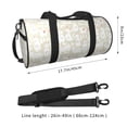 thumbnail image 2 of Sikiie White Rabbit Duffel Bag, Travel Bag, Sports Gym Bag - Ideal for Sports, Gym, Overnight Stays, 2 of 6