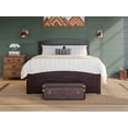 thumbnail image 5 of AFI Warren Full Wood Platform Bed with Headboard Footboard & 2 Storage Drawers, Espresso, 5 of 14