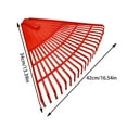 thumbnail image 1 of Dvruxg Leaf Rake Grass Rake Garden Leaf Rakes Leaf Rakes for Lawns Grass Cutter Lawn Rakes Crab Grass Outdoor Wide Rake Grass Leveling Rake Grass Heads Grass Paint for Lawn Mulch, 1 of 5