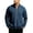Navy, variant on Fall Sweatshirts for Men Solid Color Loose Stand Collar Half-Zip Long Sleeve Corduroy Shirts Jacket for Any Occasion