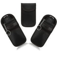 thumbnail image 1 of SUTENGDA Faraday Bag for Key Fob (2 Pack)   Carbon Fiber Texture Faraday Cage Protector - Car RFID Signal Blocking  Anti-Theft Pouch  Anti-Hacking Case Blocker(Black), 1 of 7