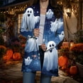 thumbnail image 6 of Hessimy Women's Lightweight Halloween Cardigans Casual Loose Long Sleeve Vintage Fall Cardigan Jackets(Dark Blue,XXXL), 6 of 9