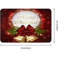 thumbnail image 3 of Bath Mat for Bathroom Merry Christmas Bell Snowflake Rugs Shower Mats Memory Foam Rug Non Slip Floor Small Carpet Soft Light Absorbent Washable for Home Hotel Decor 15.7 X 23.6 inch, 3 of 6