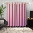 thumbnail image 6 of Lfeey Pink Gradient Curtains for Girl Room Grommet Curtains, 52x96 Inches, 2 Panels, 6 of 6