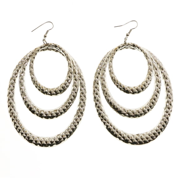 Mi Amore Dangle-Earrings Silver-Tone