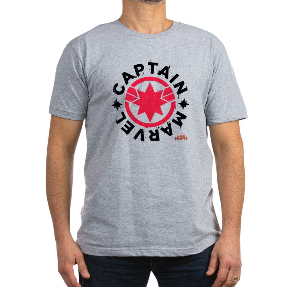CafePress Captain Marvel T Shirt Men's Fitted TShirt
