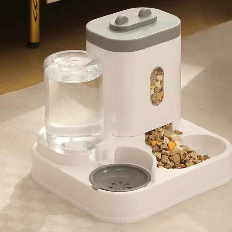 Automatic Cat Feeder and Water Dispenser,Pet Food Self Feeder Bowl