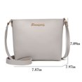 thumbnail image 3 of Sac à Main pour Femmes Simple Mode Couleur Unie Sac Bandoulière Décontracté, 3 of 7