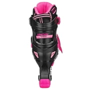 Roller Derby V-Tech 500 Womens Inline Skate with Adjustable Sizing, Black/Pink