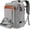 Grey, variant on Expandable 40L Travel Backpack with 3 Packing Cubes, Flight Approved 18x14x8 Anti-Theft Carry-on Luggage for 17.3" Laptop, Weekend Bag for Women & Men, Grey