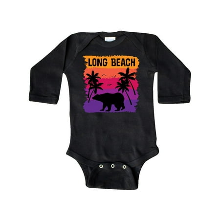 

Inktastic Long Beach California Travel Gift Gift Baby Girl Long Sleeve Bodysuit