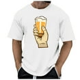 thumbnail image 3 of YDLCAFD T-Shirt Imprimé Décontracté d'Été pour Hommes à Manches Courtes, 3 of 6