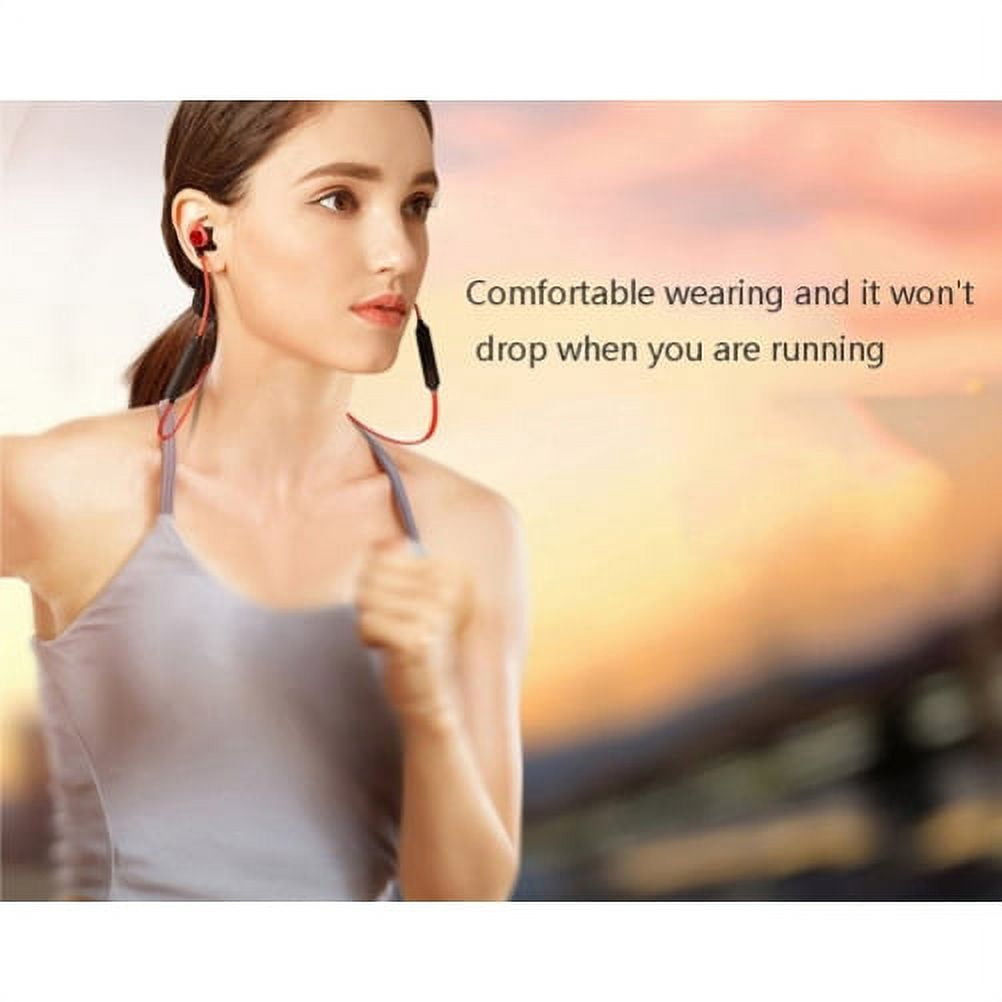 Earphones Sports Wireless Headset for for Google Pixel 4 / 4 XL Phones - Hands-free Microphone Neckband Headphones Earbuds Waterproof Hi-Fi Sound Q1V Compatible With Google Pixel 4, 4 XL