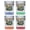 Multicolor (4-Pack), variant on Orlando Florida Vintage Design Souvenir 2 oz Square Shot Glass – Orange