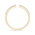 thumbnail image 2 of ANGARA Lab Grown Prong-Set Diamond Open Cuff Ring for Women in 14K Yellow Gold (Size-1.3mm| Color-F-G| Clarity-VS) | April Birthstone, Anniversary, Jewelry Gift for Women | Lab-Grown Diamond Ring, 2 of 4