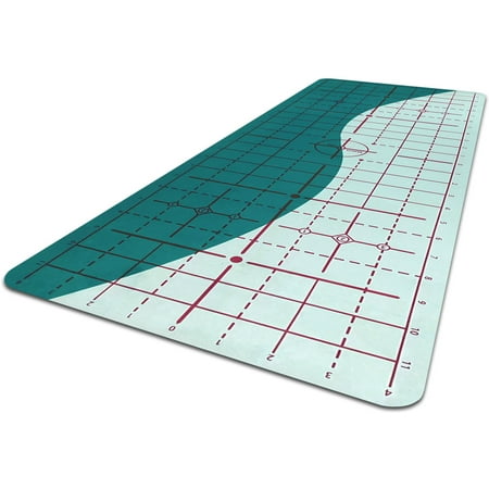 Matrix WAVE Yoga Alignment & Awareness Mat - A Matrix of Grid Lines & Coordinates