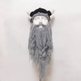 thumbnail image 1 of Creative Personalized Party Hat Beard Pointed Funny Hat Wonderful Autumn and Winter Halloween Props, 1 of 6