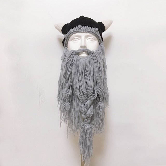 Creative Personalized Party Hat Beard Pointed Funny Hat Wonderful Autumn and Winter Halloween Props