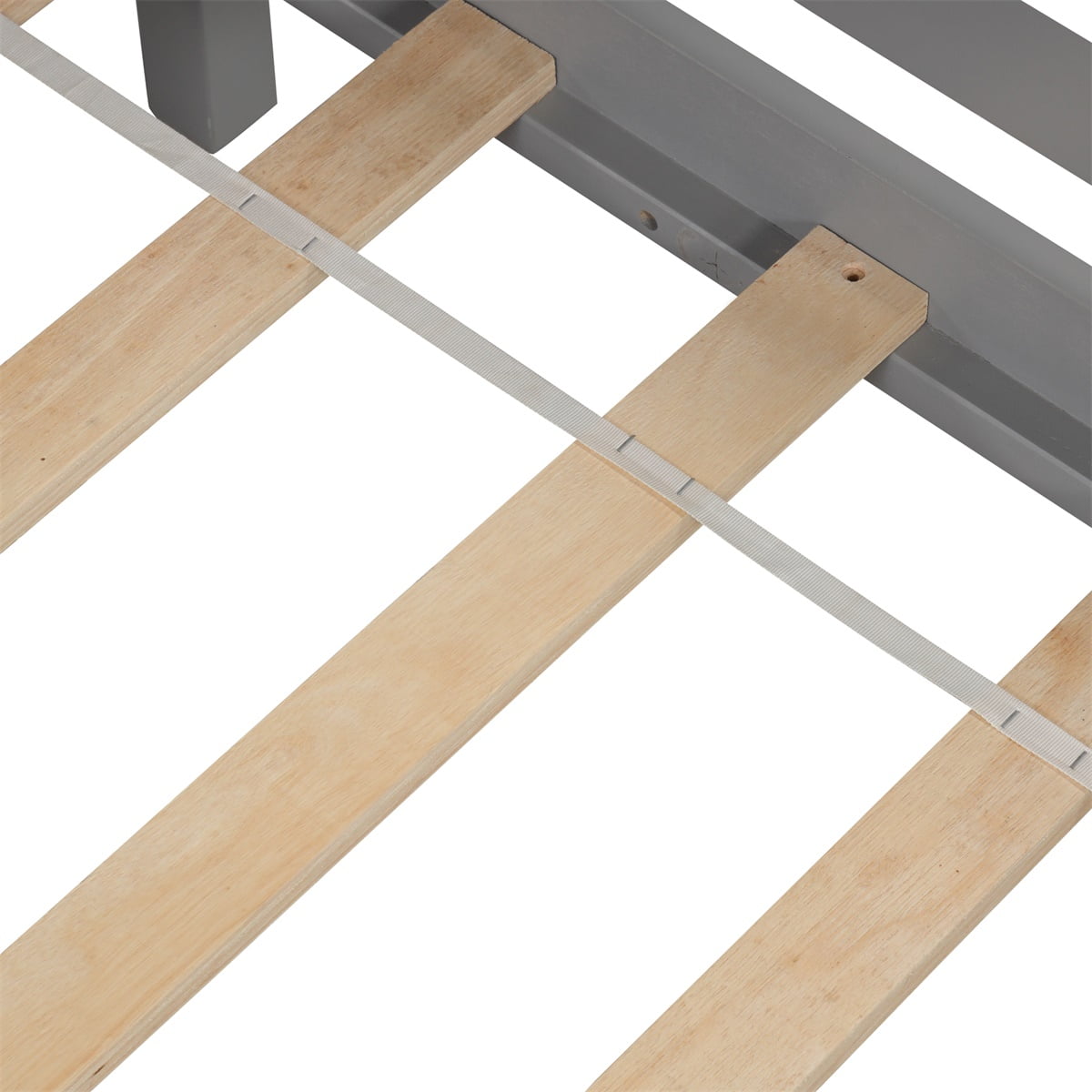 VITVAL Bunk Bed Frame, White/light Grey, 90x200 Cm (353/8x783/4") IKEA