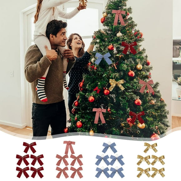 Decoración de lazos de terciopelo para coronas navideñas, arco nupcial y envoltorio de regalo