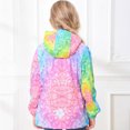 thumbnail image 5 of Esaierr Toddler Girls Hooded Waterproof Jacket Kids Winter Snow Coat Windproof Rain Jacket Lightweight Warm Jacket for 3-10Y, 5 of 5